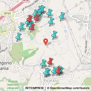 Mappa Via Monte d 'Oro, 95028 Valverde CT, Italia (0.71154)
