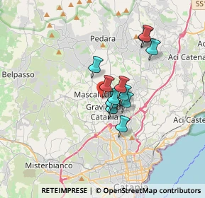 Mappa Via Carlo Pisacane, 95030 Mascalucia CT, Italia (2.61)