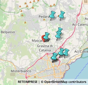 Mappa Via Treviso, 95030 Mascalucia CT, Italia (3.56333)