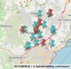 Mappa Via Carlo Pisacane, 95030 Mascalucia CT, Italia (3.065)