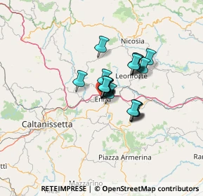 Mappa Via Alessi Canonico, 94100 Enna EN, Italia (8.3235)