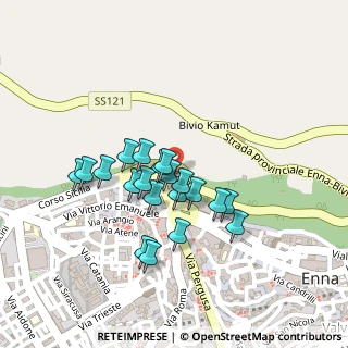 Mappa Via Alessi Canonico, 94100 Enna EN, Italia (0.207)