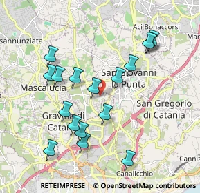 Mappa Via dei Giardini, 95030 Tremestieri Etneo CT, Italia (2.17059)