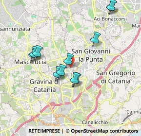 Mappa Via dei Giardini, 95030 Tremestieri Etneo CT, Italia (2.02273)