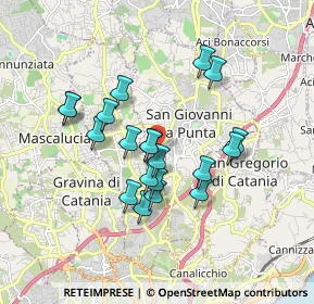 Mappa Via San Giovanni la Punta, 95030 Catania CT, Italia (1.684)