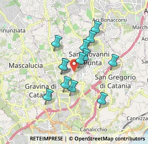 Mappa Via San Giovanni la Punta, 95030 Catania CT, Italia (1.50231)