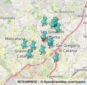 Mappa Via San Giovanni la Punta, 95030 Catania CT, Italia (1.49692)