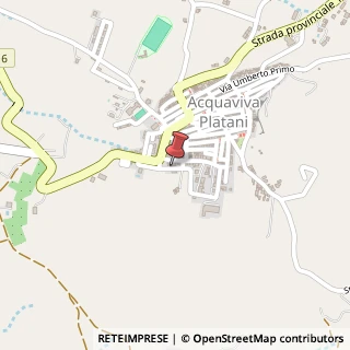 Mappa Viale pertini 10, 92022 Acquaviva Platani, Caltanissetta (Sicilia)