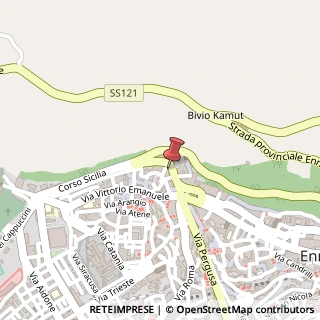 Mappa Via Sant'Agata, 54, 94100 Enna, Enna (Sicilia)