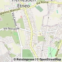 Mapa Tremestieri Etneo