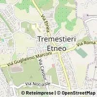 Mapa Tremestieri Etneo