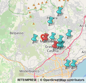 Mappa Via Don Luigi Sturzo, 95030 Mascalucia CT, Italia (3.93083)