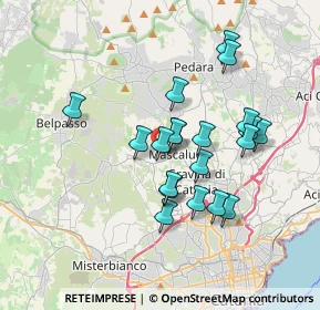 Mappa Via Don Luigi Sturzo, 95030 Mascalucia CT, Italia (3.4725)