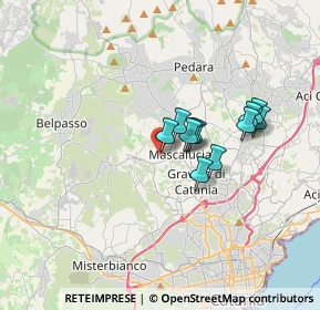 Mappa Via Don Luigi Sturzo, 95030 Mascalucia CT, Italia (2.78909)