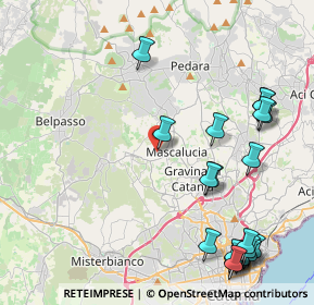 Mappa Via Don Luigi Sturzo, 95030 Mascalucia CT, Italia (6.126)