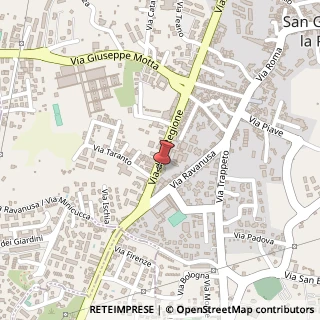 Mappa Via della Regione, 38, 95037 San Giovanni la Punta, Catania (Sicilia)