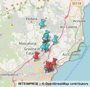 Mappa Piazza Recupero, 95037 San Giovanni La Punta CT, Italia (3.14846)