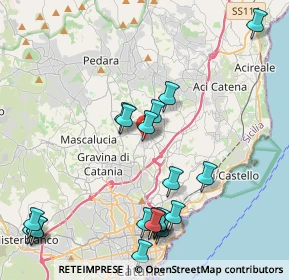 Mappa Piazza Recupero, 95037 San Giovanni La Punta CT, Italia (5.5555)