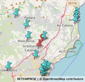 Mappa Piazza Recupero, 95037 San Giovanni La Punta CT, Italia (6.08944)