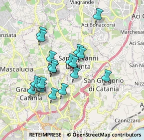 Mappa Piazza Recupero, 95037 San Giovanni La Punta CT, Italia (1.7975)