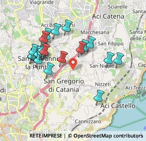 Mappa Via Salvatore Quasimodo, 95028 Valverde CT, Italia (2.0125)