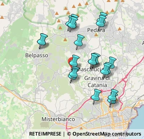 Mappa Via S. T. Privitera, 95030 San Pietro Clarenza CT, Italia (3.908)