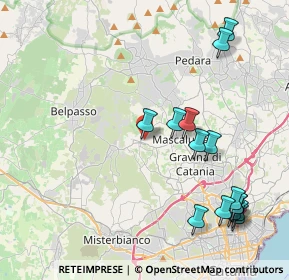 Mappa Via S. T. Privitera, 95030 San Pietro Clarenza CT, Italia (5.52)