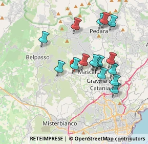 Mappa Via S. T. Privitera, 95030 San Pietro Clarenza CT, Italia (3.7675)