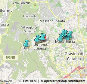 Mappa Via S. T. Privitera, 95030 San Pietro Clarenza CT, Italia (1.48909)