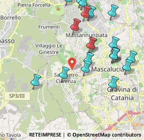 Mappa Via S. T. Privitera, 95030 San Pietro Clarenza CT, Italia (2.54)