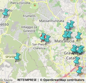 Mappa Via Sottotenente Privitera, 95030 San Pietro Clarenza CT, Italia (3.06467)