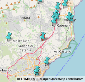 Mappa Via Cilea, 95037 San Giovanni La Punta CT, Italia (5.81286)