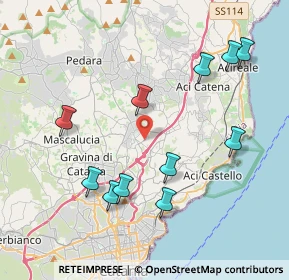 Mappa Via Cilea, 95037 San Giovanni La Punta CT, Italia (4.73364)