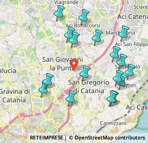 Mappa Via Cilea, 95037 San Giovanni La Punta CT, Italia (2.43)