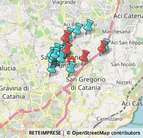 Mappa Via Cilea, 95037 San Giovanni La Punta CT, Italia (1.29)