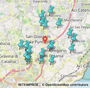 Mappa Via Cilea, 95037 San Giovanni La Punta CT, Italia (2.057)