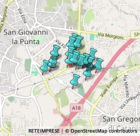 Mappa Via Cilea, 95037 San Giovanni La Punta CT, Italia (0.23846)