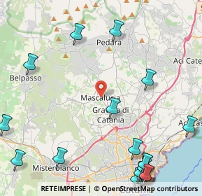 Mappa Via Carbonaro, 95030 Mascalucia CT, Italia (7.16684)