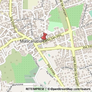 Mappa Corso S. Vito, 4, 95030 Mascalucia, Catania (Sicilia)