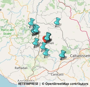 Mappa Contrada Cangioli, 93014 Mussomeli CL, Italia (9.68056)