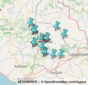 Mappa Contrada Cangioli, 93014 Mussomeli CL, Italia (10.36625)