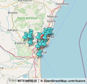 Mappa Via Morgioni, 95027 San Gregorio di Catania CT, Italia (8.17077)