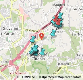 Mappa Via Morgioni, 95027 San Gregorio di Catania CT, Italia (0.954)