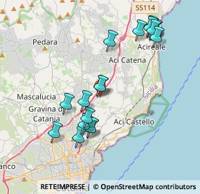 Mappa Via Morgioni, 95027 San Gregorio di Catania CT, Italia (4.47944)
