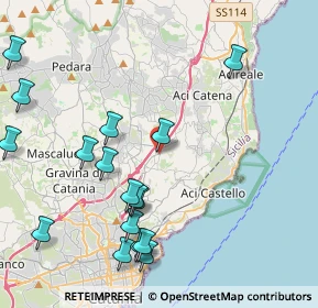 Mappa Via Morgioni, 95027 San Gregorio di Catania CT, Italia (5.52588)