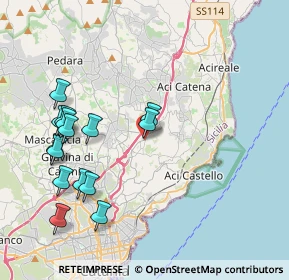 Mappa Via Morgioni, 95027 San Gregorio di Catania CT, Italia (4.88667)