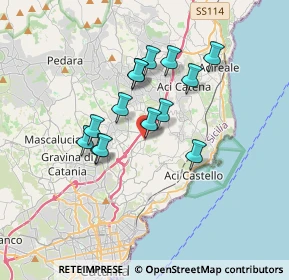 Mappa Via Morgioni, 95027 San Gregorio di Catania CT, Italia (3.10286)