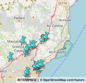 Mappa Via Morgioni, 95027 San Gregorio di Catania CT, Italia (5.1)