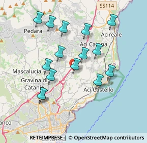 Mappa Via Morgioni, 95027 San Gregorio di Catania CT, Italia (3.97733)