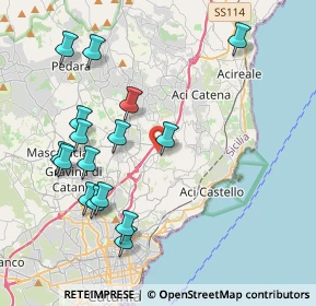 Mappa Via Morgioni, 95027 San Gregorio di Catania CT, Italia (4.86625)